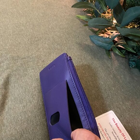 Lodis Long Stacker Wallet - Purple - Picture 4 of 5